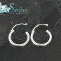 2 STERLING SILVER .925 NOSE HOOPS BONES RINGS 20G