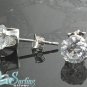2.5 CT 7MM CZ .925 STERLING SILVER ROUND EARRINGS STUDS