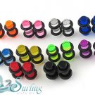 WOW LOT OF 20 UV ACRYLIC EAR PLUGS EARRINGS 6 GAUGE 6G