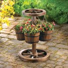 #12691 WAGON WHEEL PLANTER