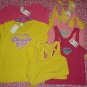 JUNIOR LARGE Cheer Baby cheerleading clothes LOT shirts