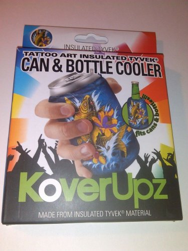 KoverUpz Can & Bottle Insulated Bag Tattoo Art