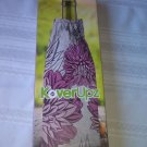 KoverUpz Wine Bottle Insulated Bag Pink Floral