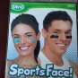 Sports Face Tattoos - 2 Temporary Tattoo Sheets
