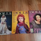 DOLLS The Collectors Magazine - Lot of 3 Magazines 1994 DOLLS The Collectors Magazine - Lot of 3 Magazines 1994