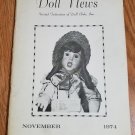 Doll News UFDC Magazine - November 1974