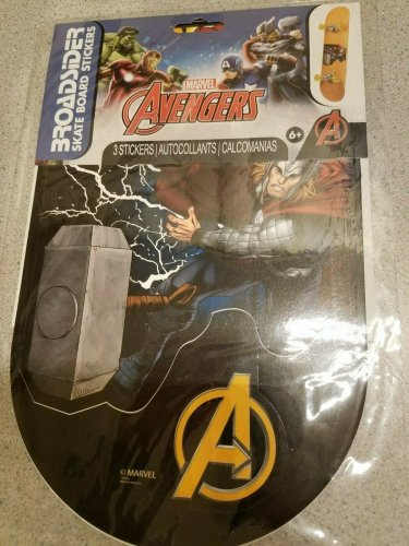 Broadsider Skate Board Stickers Marvel Avengers Thor