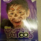 Glow Costume Face Tattoos - 16 Temporary Tattoos