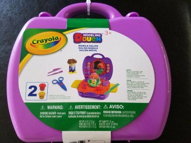 Crayola Modeling Dough Mobile Salon 25 Piece Playset