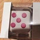 Fidget Block Anti-Anxiety Stress Relief White & Red Toy Cube Fidget Block Anti-Anxiety Stress Relief White & Red Toy Cube