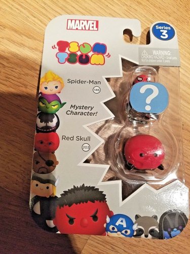 Marvel Tsum Tsum Series 3 -Spider Man #146, Red Skull #203