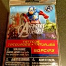 Marvel The Avengers Assemble Tattoos 50 Pack Stocking stuffers