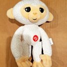 Fingerlings Plush Monkey with Sounds White Glitter