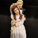 Cake Topper Wedding Bride and Blonde Groom Figurine 4 inch Cake Topper Wedding Bride and Blonde Groom Figurine 4 inch