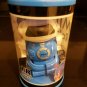 Mini Soda Can RC Battle Robot Infrared Control Robot - Blue