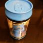 Mini Soda Can RC Battle Robot Infrared Control Robot - Blue