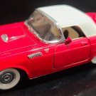Vintage 1955 Ford Thunderbird Diecast 1:34 with Hardtop #SS5718 Friction Car Red Vintage 1955 Ford Thunderbird Diecast 1:34 with Hardtop #SS5718 Friction Car Red