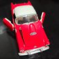 Vintage 1955 Ford Thunderbird Diecast 1:34 with Hardtop #SS5718 Friction Car Red
