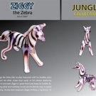 Looking Glass Ziggy The Zebra Toy Figure