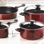 BURGUNDY NONSTICK COOKWARE