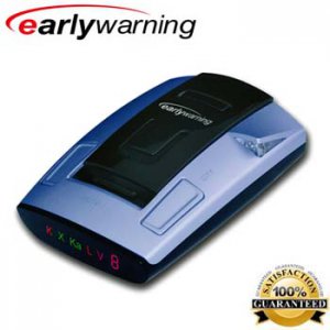 EARLY WARNING(TM) 22 FREQUENCY RADAR/ LASER DETECTOR