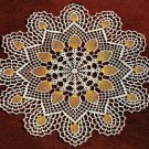 Pineapple Doily Pattern Gold Centerpiece