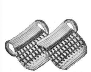 Lily Sugar Creamer Bowls Potholders Patterns