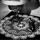 Doily 7796 Crochet Table Doily Vintage Pattern,Spool Cotton Co.