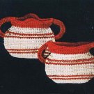 Vintage Creamer Crochet Sugar Bowls: Vintage Potholders Crochet Patterns