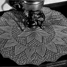 Knit Doily, Knit Setting Sun Pattern, Doily Knit Vintage