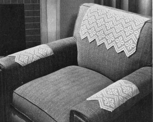 Vintage Crochet Patterns - Other Home Decor - DAISY Vintage CHAIR