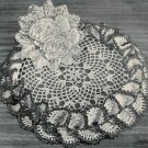 Doily Nosegay Crochet Vintage Ruffle Nosegay Pattern Doily