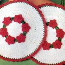 Pattern Christmas Potholder Pattern Holiday Flower Potholder Applique