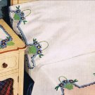 Pillowcases Flower Baskets Edging Pattern