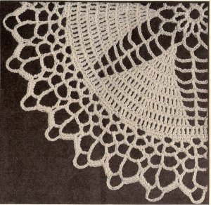 Star Center Doily Pattern Crochet Lace