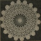 Large Lace Crochet Pattern, Pineapple Doily pattern, Vintage Thread