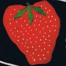 Kitchen Pot Holder Fruit Hot Mat Crochet Hotpads: Strawberry Potholder Pattern