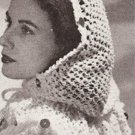 Fascinator Ladies Shawl Crochet Pattern