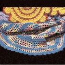 Thread Round Pattern Thread Dishcloth Crochet #10 Pattern
