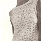 Summer Top Womens Knit
