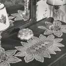 Pineapple Crochet Dresser Doilies Patterns, Doily Mauna Loa Set