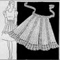 Crochet Filet Apron Pattern,Vintage Filet Thread