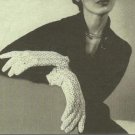 Thread Crochet Gloves Pattern, Bridal Lace Gloves