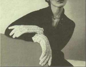 Thread Crochet Gloves Pattern, Bridal Lace Gloves