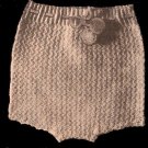 Baby Vintage Crochet Soakers Pattern Clothing