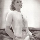 Angora Knit Sweater Pattern