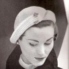 Vintage Ladies Slit Brim Hat Patterns