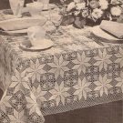 Crochet Shining Star Motif Pattern Thread Tablecloth Motif