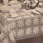Crochet Shining Star Motif Pattern Thread Tablecloth Motif