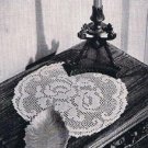 Filet Flower Rose Crochet Doily Mat, Rose Pattern